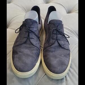 COMMON PROJECTS 1618 44 4928 Suede Sneakers Navy Blue Lace Up Mens Shoes 11 $500